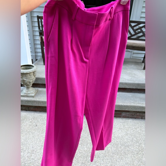 Talbots NWT pink wide leg wool blend trouser size 8Petite - Picture 6 of 8